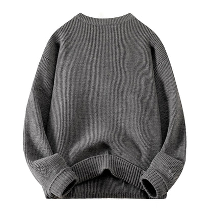 Mens Oversized Sweater Unisex Long Sleeve Cable Knit Sweaters