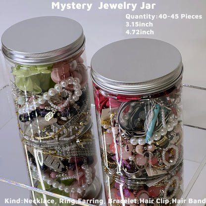 Mystery Jewelry Jar for Women, Gothic Witchy Jewelry Gift Set