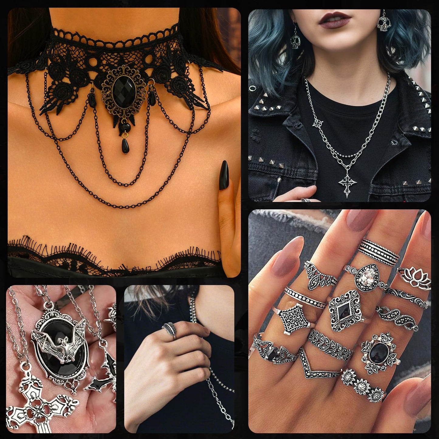 Mystery Jewelry Jar for Women - Surprise Jewelry Box Vintage Gift Set Multi Style