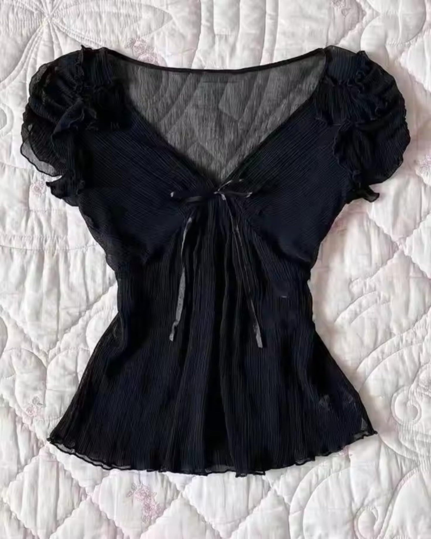 Lace babydoll Top