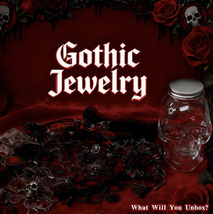 Mystery Jewelry Jar for Women, Gothic Witchy Jewelry Gift Set