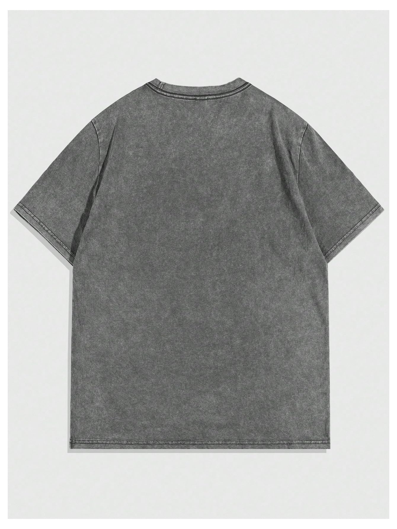 SOLY HUX Men's Letter Print Graphic T Shirt Short Sleeve Round Neck Summer Tee Tops