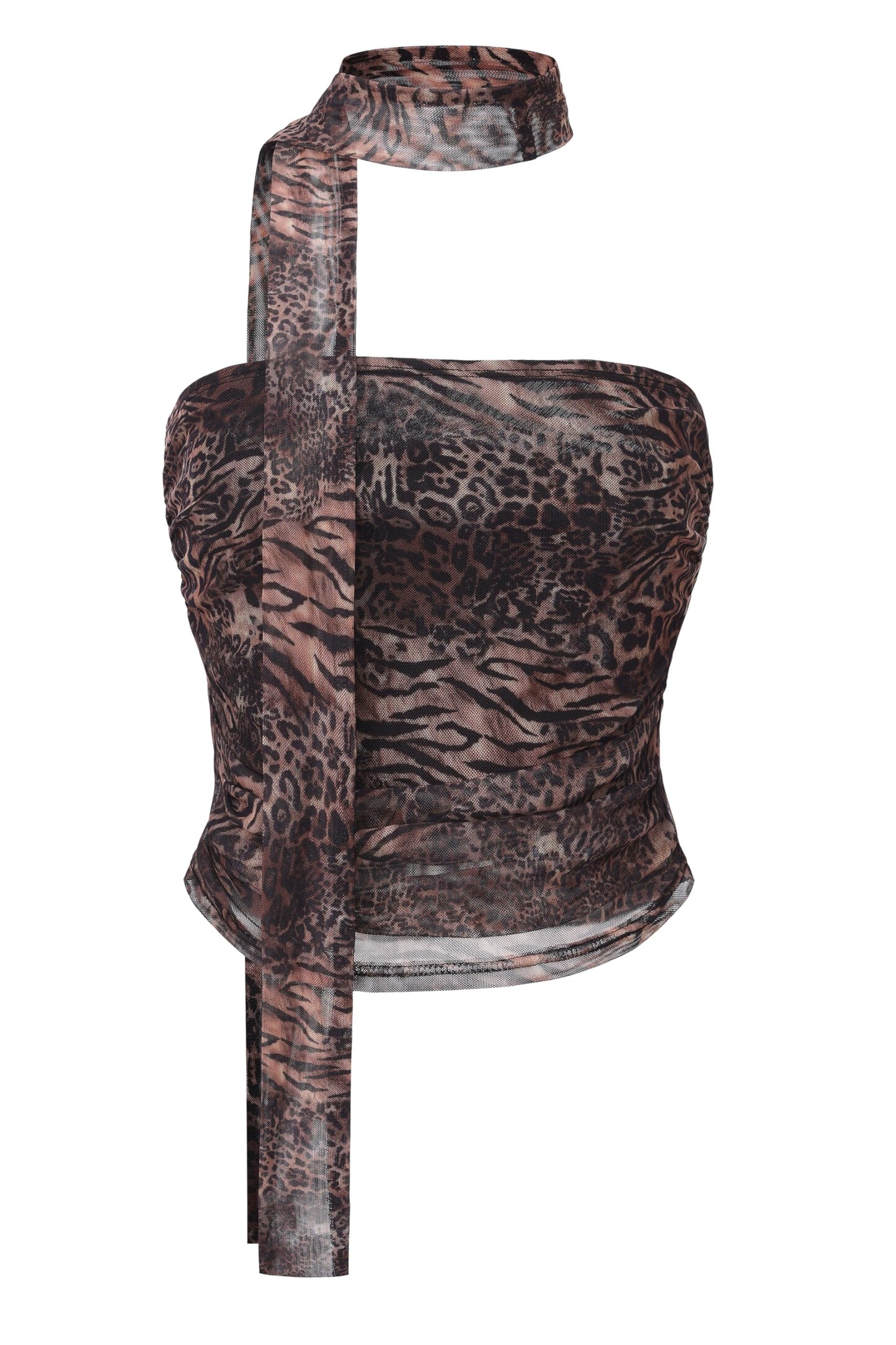 Women's Leopard Print Tube Top Cheetah Print