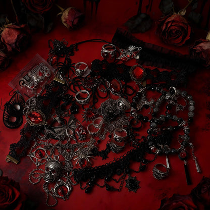 Mystery Jewelry Jar for Women, Gothic Witchy Jewelry Gift Set