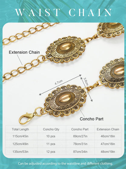 Metal Waist Chain Link Belt