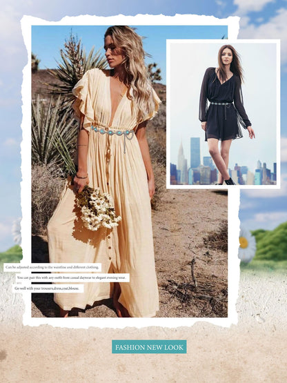 Metal Waist Chain Link Belt