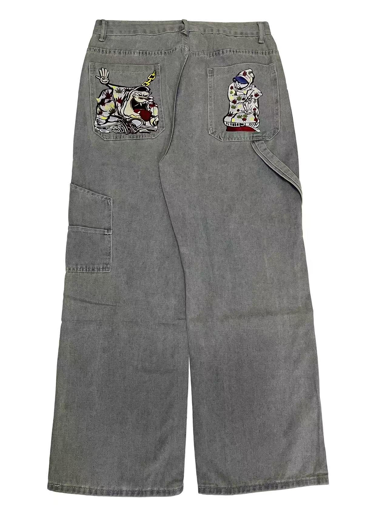 Y2K Baggy Jeans – Unisex Streetwear