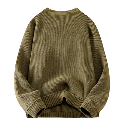 Mens Oversized Sweater Unisex Long Sleeve Cable Knit Sweaters