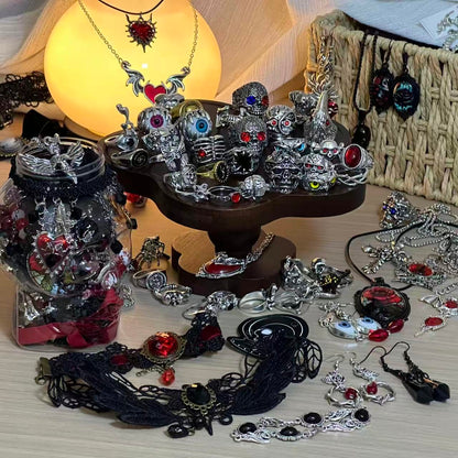 Mystery Jewelry Jar for Women, Gothic Witchy Jewelry Gift Set