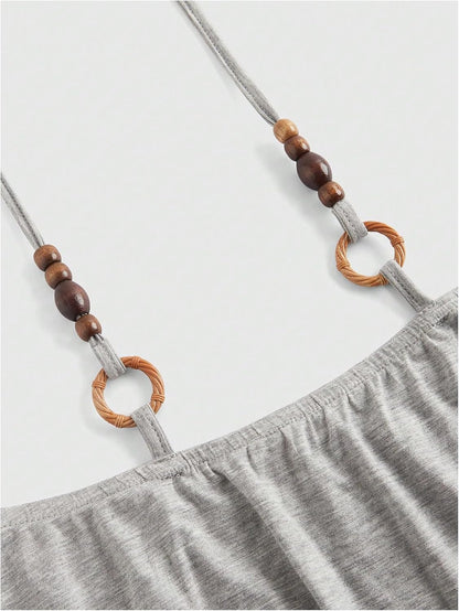 Women's Y2k Halter Tops Hippie Off The Shoulder