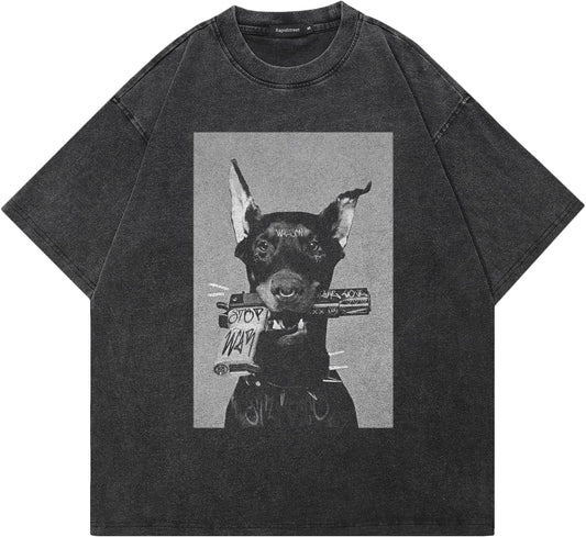 Men T-Shirt Streetwear Aesthetic Graphic Tee Shirt