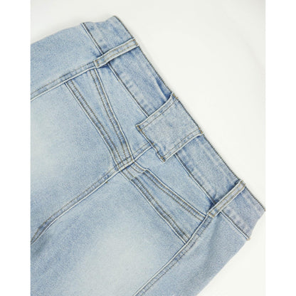 Low Rise Flare Jeans Y2K Stretchy Bell Bottom 90s Denim Washed Jeans