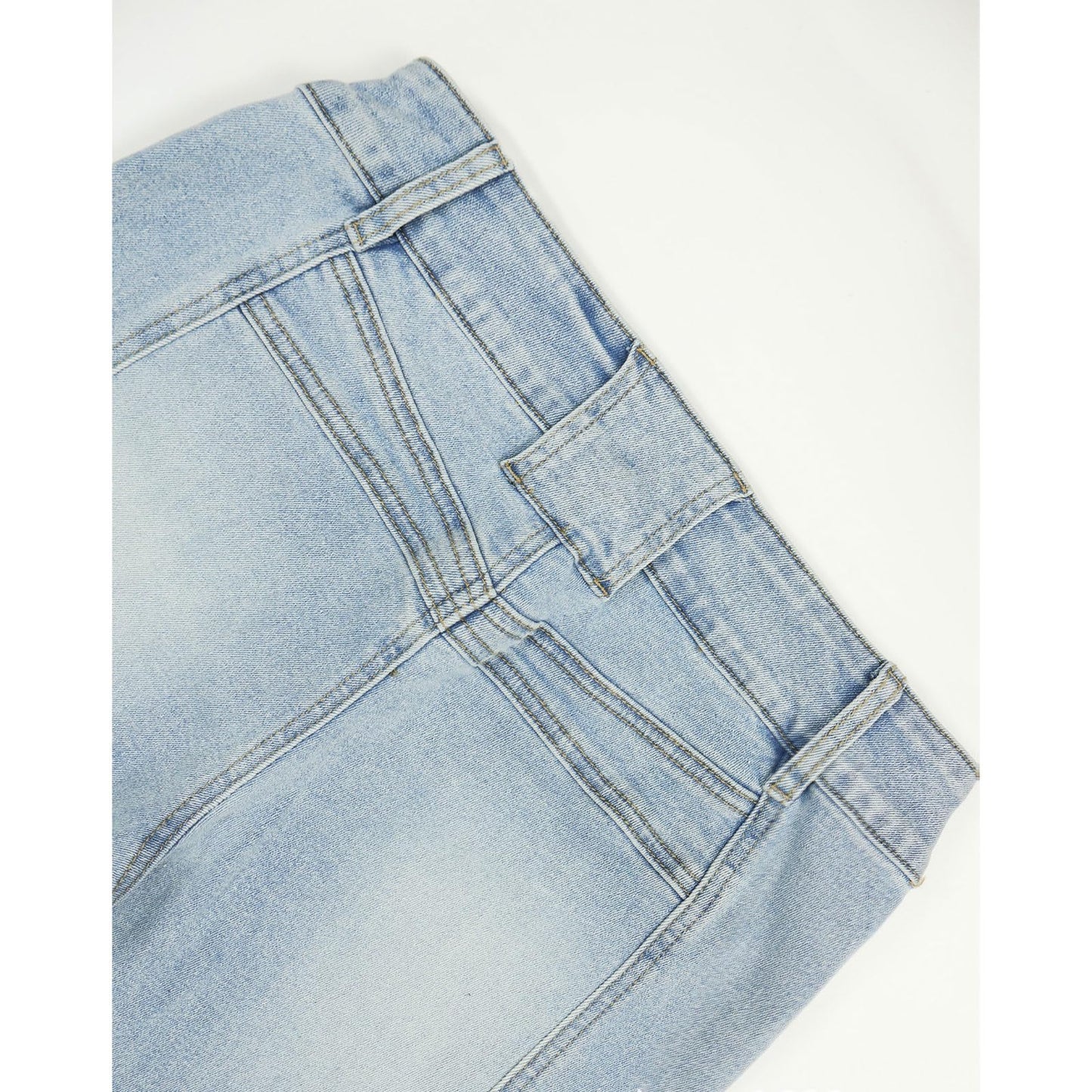 Low Rise Flare Jeans Y2K Stretchy Bell Bottom 90s Denim Washed Jeans