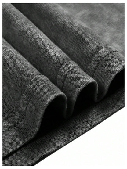 SOLY HUX Men's Letter Print Graphic T Shirt Short Sleeve Round Neck Summer Tee Tops