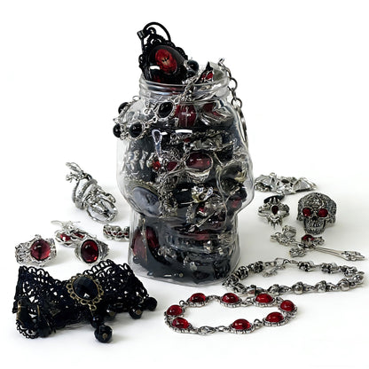 Mystery Jewelry Jar for Women, Gothic Witchy Jewelry Gift Set