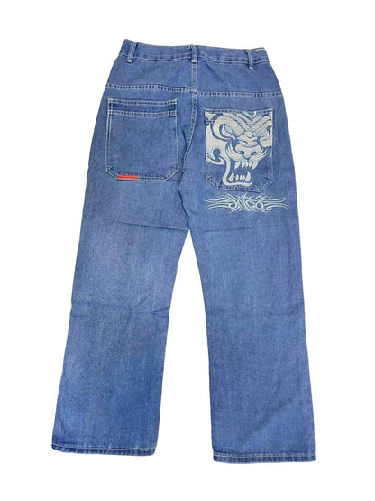 Y2K Baggy Jeans – Unisex Streetwear