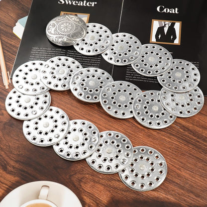 Wide Disc Vintage Chunky Waist Belt