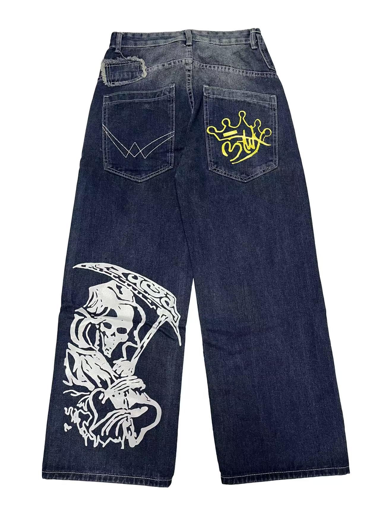 Y2K Baggy Jeans – Unisex Streetwear