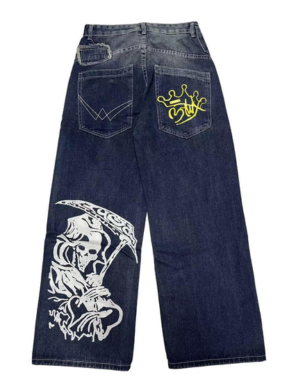 Y2K Baggy Jeans – Unisex Streetwear