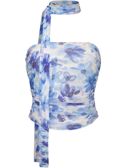 Women's Leopard Print Tube Top Cheetah Print