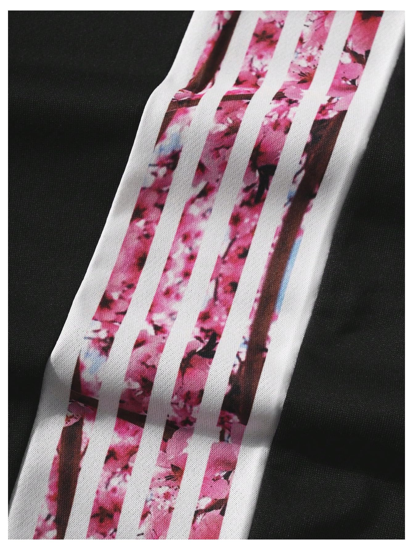 Men's Baggy Sweatpants Y2k Striped Side Wide Leg Pants Streetwear