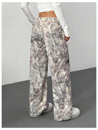 Women's Camo Baggy Cargo Sweatpants