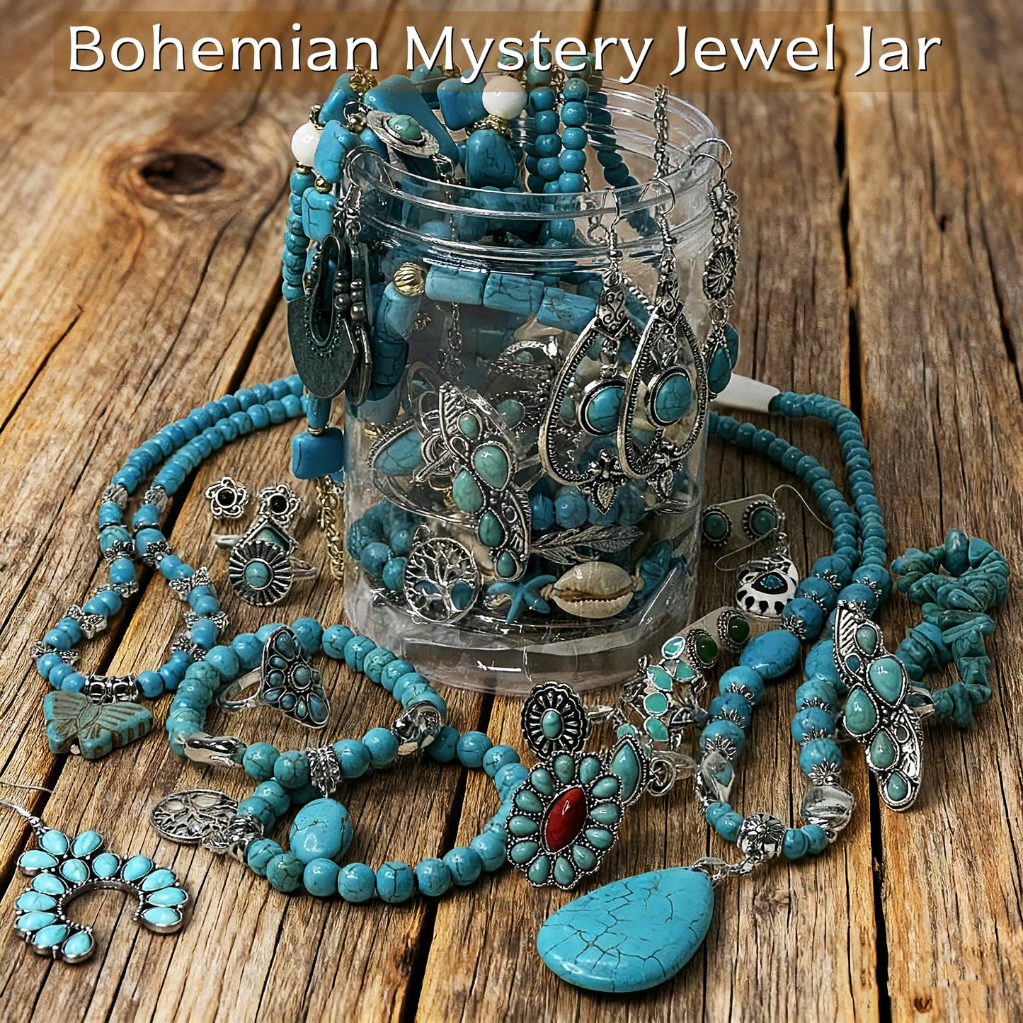 Mystery Jewelry Jar for Women, Gothic Witchy Jewelry Gift Set