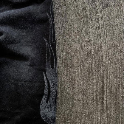 Double Waisted Sweatpants Men Graphic Embroider Y2k Sweatpants