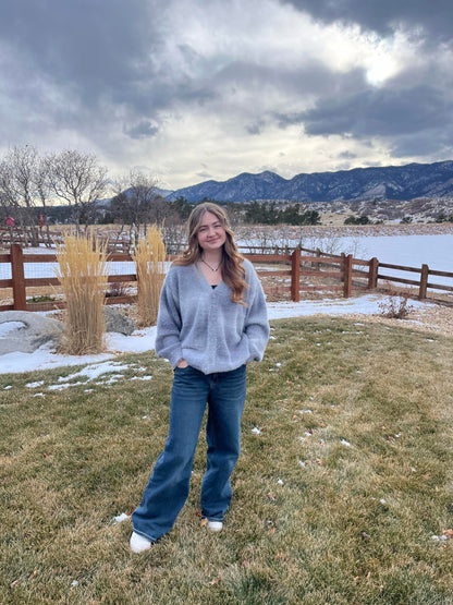 Women's Y2K V Neck Button Down Cardigan Sweater