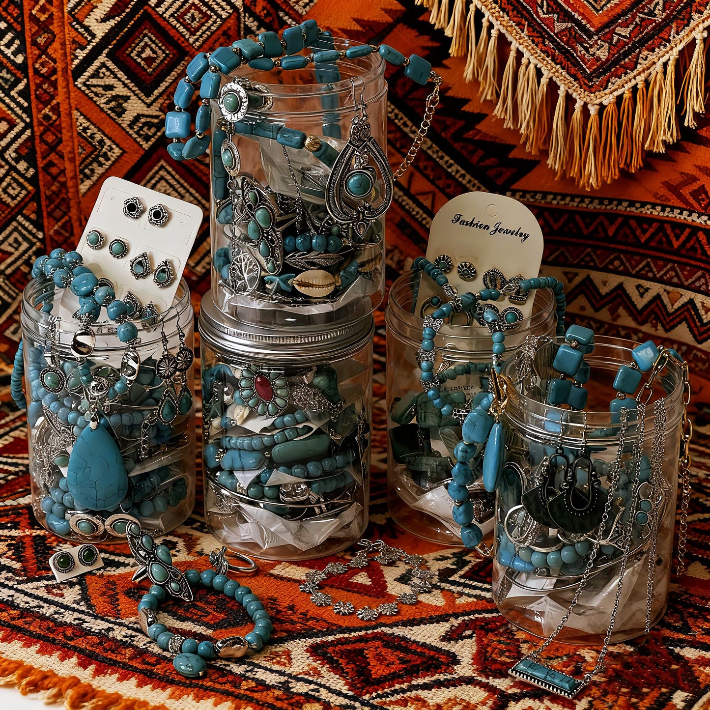 Mystery Jewelry Jar for Women, Gothic Witchy Jewelry Gift Set